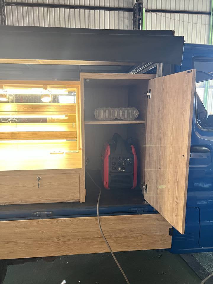 發電機隱藏收納櫃